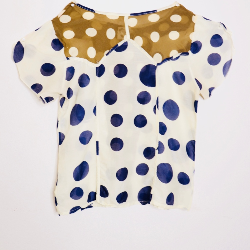 Nuvula Polka Dot Blouse